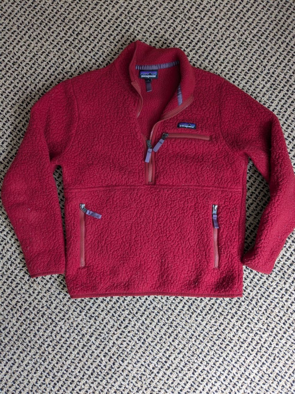 Patagonia Red Fleece Pullover